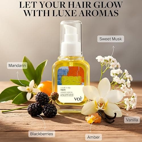 Voir Haircare A Walk in the Sun Luxury Hair Oil, 2.0 Fl Oz thumbnail 8