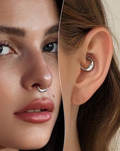 Moon Daith Earring thumbnail 2