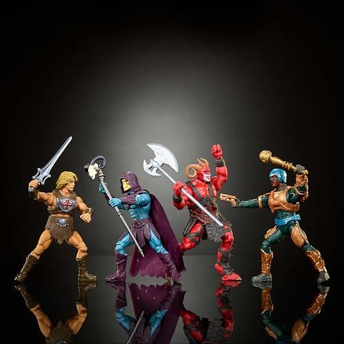 ​Masters of the Universe Action Figure Toy 4 Pack, 5.5 Inch 2026 Movie Accurate with 1 Exclusive, 14 Posable Joints (Amazon Exclusive) thumbnail 4