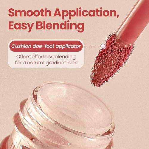Peripera Ink The Velvet Lip Tint | Highly Pigmented, Longwear & Weightless Lip Tint | Smudge-Proof, Buildable Color for Lips & Cheeks | K-Beauty Makeup, Safe for Sensitive Lips (027 STRAWBERRY NUDE) thumbnail 5