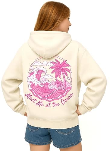 Tstars Volleyball Hoodies Gifts for Teen Girls Women Fans Team Players Love Sweatshirt Hoodie - Image 1