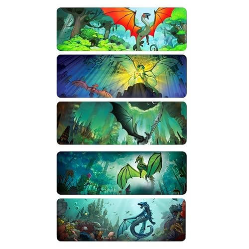 20 pcs Wings of Fire Bookmarks - from Wings of Fire Book 1-15 Author Tui Sutherland Bookmark Merchandise for Double-Sided, Durable, Waterproof Bookmark as Party Favor, Student Rewards thumbnail 3