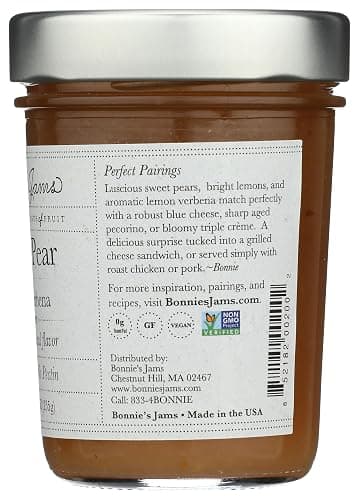 Bonnies Jams Lemon Pear with Lemon Verbena Jam, 8.75 OZ thumbnail 5