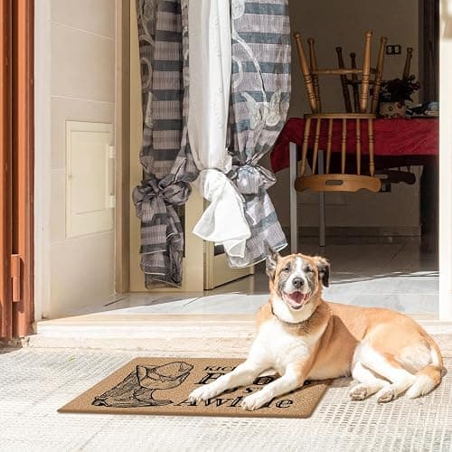 Mingnei Vintage Western Coco Coir Doormat Door Mat for Home House Entrance, Retro Rustic Country Western Cowboy Floor Mats for Outdoor Outside Entryway 30x17 Welcome Mat thumbnail 5