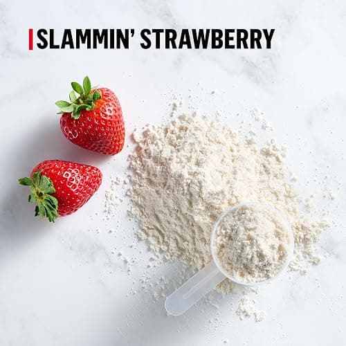 Muscle Milk Pro Series Protein Powder Supplement, Slammin' Strawberry, 2 Pound, 11 Servings, 50g Protein, 3g Sugar, 20 Vitamins & Minerals, NSF Certified for Sport, Packaging May Vary thumbnail 3