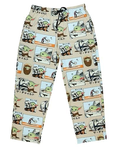 Disney Star Wars Pajama Pants The Mandalorian Comic Panel Sleepwear thumbnail 4