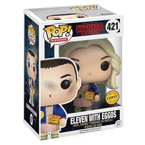 Funko Pop! Television: Stranger Things - Eleven - (Eggos) - 1/6 Quote Für Seltene Chase-VarianteASE - Stranger Things + Kellogg - Vinyl-Sammelfigur - Geschenkidee - Offizielle Handelswaren - TV Fans thumbnail 4