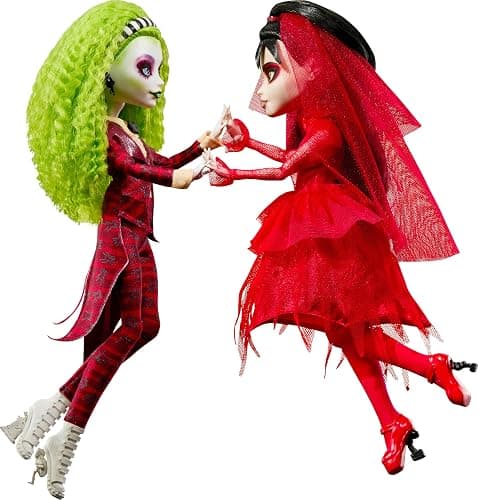 Monster High Skullector Beetlejuice Beetlejuice Doll 2-Pack, Collectible Betelgeuse and Lydia Deetz Set with Accessories and Displayable Packaging (Amazon Exclusive) thumbnail 5
