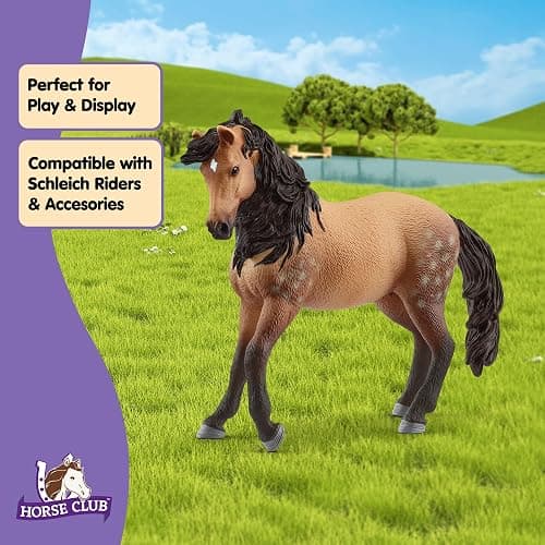 Schleich Horse Club - Andalusian Mare - 5" Hand-Painted Collectable, Realistic Toy Horse Figurine for Girls and Boys. Durable Educational Figure for Fun Imaginative Play. Cool Kids Toys Ages 5+ 14894 thumbnail 6