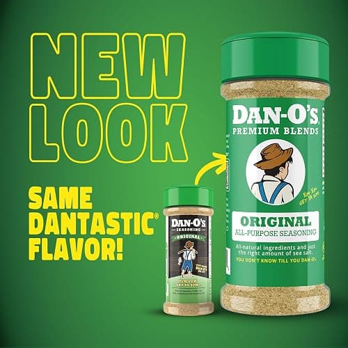 Dan-O's 5 Bottle Seasoning Set, Small Bottles, 5 Pack, Includes Original, Spicy, Chipotle, Crunchy and Cheesoning Seasonings, Sugar Free, Zero Calorie, All-Purpose Seasoning Kit thumbnail 6