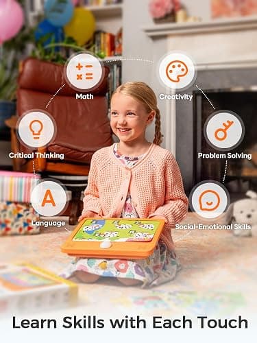 Think Academy Learning Pad - Learn to Read System with Flash Cards Inserted to Learn Alphabet, Numbers, Early Math, Logic, Nature and Daily Life, Educational Toys Gift for 3 4 5 Years Old Boys Girls thumbnail 8