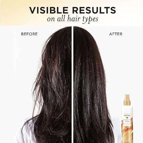 Pantene Conditioning Detangler Spray, Pro-V Repair & Protect, Nutrient Boost for Damaged Hair, Antioxidant Enriched, Leave-In Conditioner, Smooth & Shine, Sulfate-Free, 8.5 Fl Oz, 3 Pack thumbnail 3