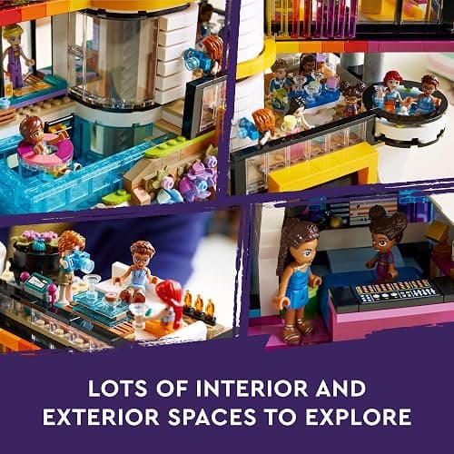 LEGO Friends Andrea's Modern Mansion Doll House - Gift for Christmas - 4 Story Toy House Building Toy Set for Kids, Girls and Boys, Ages 14+ - Includes 11 Characters - 42639 thumbnail 3