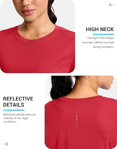 SANTINY Lightweight Long Sleeve Workout Tops for Women Breathable Tennis Active Sports Top Gym Yoga Athletic Running Shirts thumbnail 5