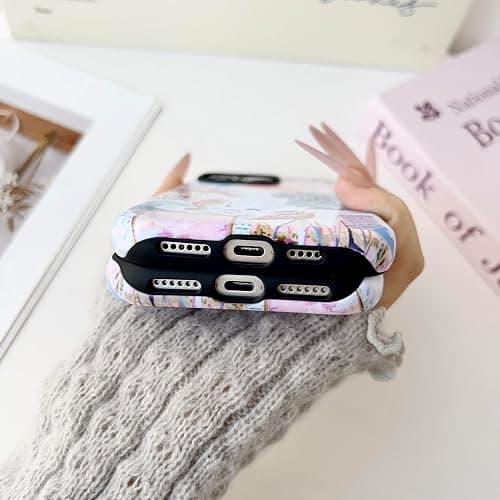 ZOEVEES Summer Phone Case for iPhone 15, Compatible with MagSafe, Aesthetic Beach Ocean Design for Women, Hybrid 2-Layer Hard Shell Magnetic Phone Cover thumbnail 6