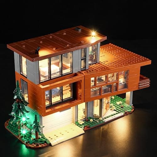 YEABRICKS LED Light for 21354 Ideas Twilight The Cullen House Building Blocks Model (Building Set NOT Included) thumbnail 2