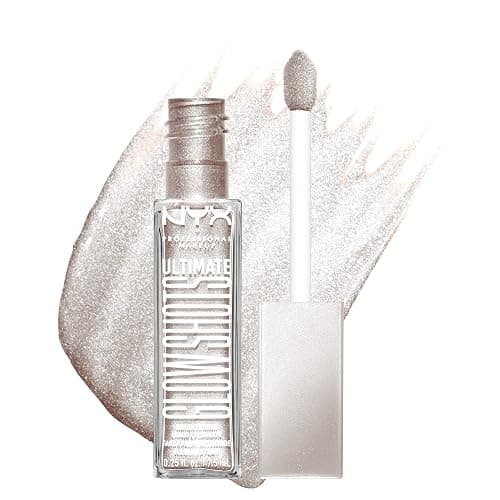 NYX PROFESSIONAL MAKEUP Ultimate Glow Shots, Liquid Eyeshadow, Long-Lasting Shimmer Eye Shadow with Vitamin C - Come Thru Coconut thumbnail 7
