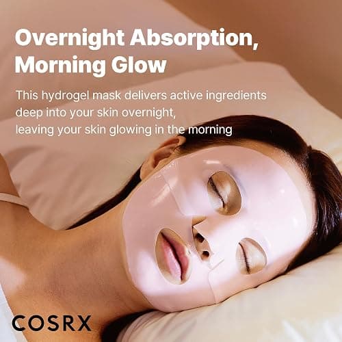 COSRX The Peptide Collagen Lifting Glow Hydrogel Face Masks Skincare 3 EA, Collagen Face Mask, Travel Essentials, Overnight Face Mask, Korean SkinCare thumbnail 6