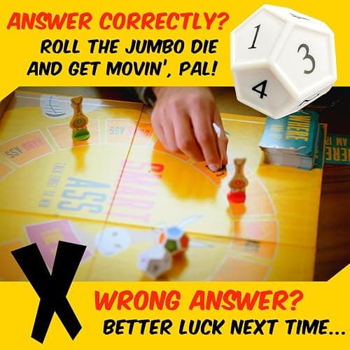 University Games, Smart Ass Trivia The Ultimate Who, What, Where Party Game , for Families and Adults Ages 12 and Up and 2 to 6 Players thumbnail 9