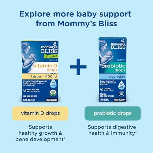 Mommy's Bliss Gripe Water Day & Night Combo, Infant Gas & Colic**, Gripe Water for Babies, Gentle & Safe, 1 Month+, 4 Fl Oz (Pack of 2) thumbnail 7