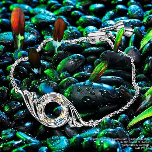 Kate Lynn ♥ Rise From the Ashes Phoenix Bracelet Made with Crystals from Austria, Adjustable Slider Bracelet for Women, Packaged with Jewelry Box, Birthday Gift for Women, Symbol of Luck and Renewal thumbnail 3