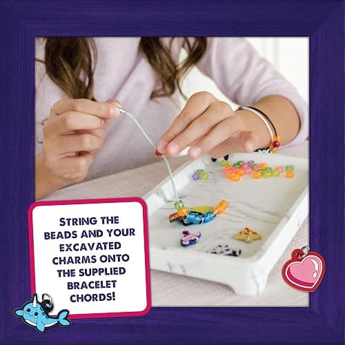 MindWare Dig It Up Charm Bracelet Discovery – STEM Excavation Kit for Kids to Dig and Design a Custom Charm Bracelet, Ages 4+ thumbnail 5