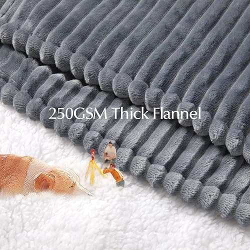 SNUGSUN Heated Blanket Throw Size, Soft and Cozy Electric Heating Blanket for Bed, Automatic Safety System 6 Heating Levels & 4 Hours Auto-Off, 50" x 60" Dark Grey thumbnail 7