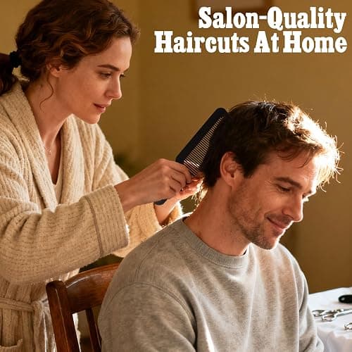 SALONSILK 13PCS Hair Cutting Shaving Brush and Comb Set, Professional Barber Combs for Hair Stylist, Premium Grade Barber Brush Neck Duster, Fading Comb Barber Clipper Comb thumbnail 5