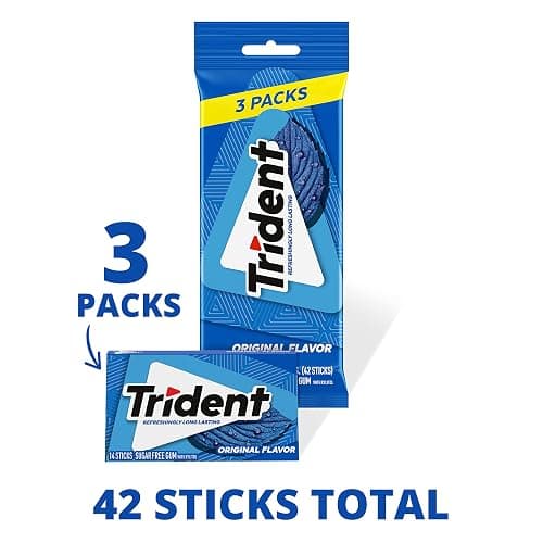 Trident Sugar-Free Chewing Gum Variety Pack Candy, Assorted Flavors, 21 Packs of 14 Pieces (294 Total Pieces) - Fruit and Mint Variety thumbnail 11