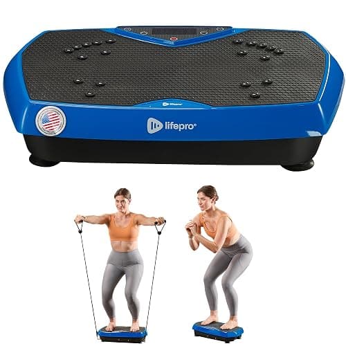 Lifepro Vibration Plate Exercise Machine with Magnetic Acupoints - Full Body Vibration Platform for Beginners and Recovery - Ideal Lymphatic Drainage Massager for Muscle Toning and Overall Fitness - Image 1