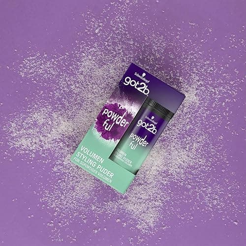 Got2B Schwarzkopf Powder'ful Unisex Root Hair Styling Powder, For Instant Volume and Root Boost, Vegan, 10g thumbnail 7