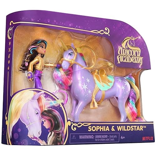 Unicorn Academy, Sophia & Wildstar with 2 Accessories & Hair Tool, Dolls & Unicorn Toys for Girls Ages 4 and up - Sophia & Wildstar thumbnail 8