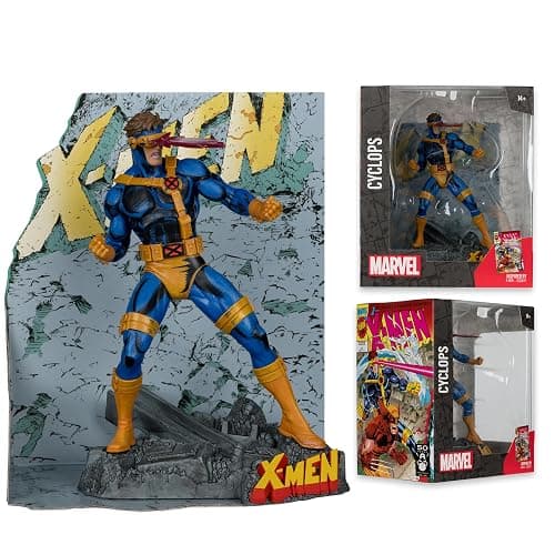 Marvel Collection - 1:10th Scale Cyclops Collectible with Scene (X-Men #1) - McFarlane Toys thumbnail 4