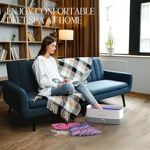 Achzzy Paraffin Wax Machine for Hands and Feet, 4000ml Paraffin Bath, Paraffin Wax Warmer with Refills, Nourishing and Moisturizing, Professional-Grade Spa Treatment for Soft and Smooth Skin thumbnail 6
