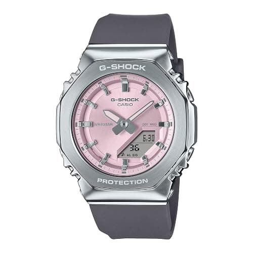 G-Shock Casio Women's Pink Analog Digital Watch GMS2110-4A - Image 1