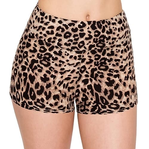 ALWAYS Faux Leather Shorts for Women - High Waisted Casual Stretch Hot Pants thumbnail 2