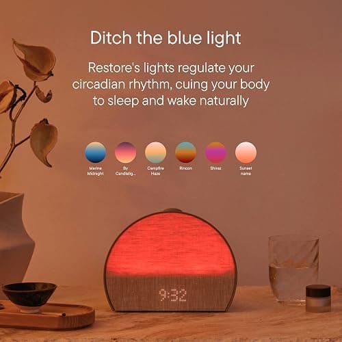 Hatch Restore 3 Sunrise Alarm Clock, Sound Machine, Smart Light (Putty) - White Noise, Screen-Free Sleep Routine thumbnail 7