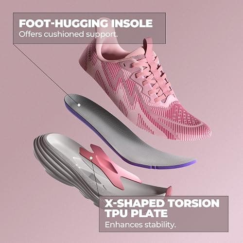 ALLSWIFIT Women's Slip On Walking Shoes Hands-Free Cushion Running Tennis SwiftPlush Non-Slip Comfortable Workout Gym Athletic Fashion Sneakers thumbnail 6