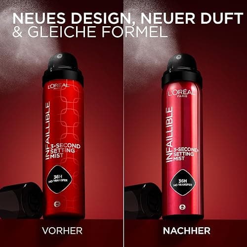 L'Oréal Paris Infaillible 3-second Setting Mist XL, Zum Fixieren von Make up, Transferfest in 3 Sekunden, Fixier-Spray für bis zu 36 Stunden Halt, 150 ml thumbnail 6