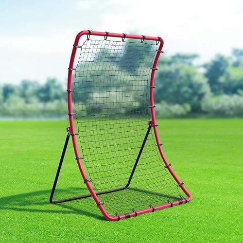 VEVOR Baseball and Softball Rebounder Net, PitchBack Baseball Pitching Net, Volleyball Pitch Return Trainer Rebound Net with Pitching Target, All Angle Fielding Rebound Net for Grounders Pop Flies thumbnail 8