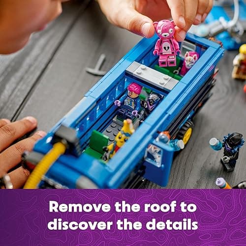 LEGO Fortnite Battle Bus Building Toy - Collectible Fortnite Toy for Kids, Boys & Girls, Ages 10+ - Pretend Play Set with 9 Minifigures from Video Game - Gift for Birthdays - 77073 thumbnail 4