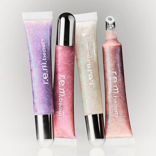 r.e.m. beauty by ariana grande On Your Collar Plumping Lip Gloss | High Shine Plumping Gloss | Hydrating Comfort | Iridescent Duochrome Finish that Sparkles (Fembot) thumbnail 7