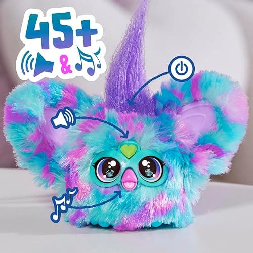 Furby Furblets Mer-May Mini Electronic Plush Toy, Blue_or_green thumbnail 7