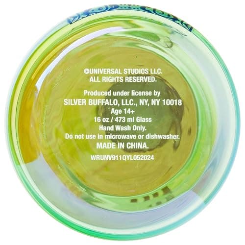 Silver Buffalo Wicked Featuring Elphaba and Glinda She's So Good and Don't Hide Your Magic 2 Pack Glass Jar Tumbler with Bamboo Lid and Glass Straw, 16 Ounces thumbnail 16