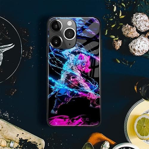 Akatxezy Inosuke Secure Grip Anime Case: Enhanced Texture Manga Design Protective Cover for No-Slip for iPhone 14 thumbnail 2