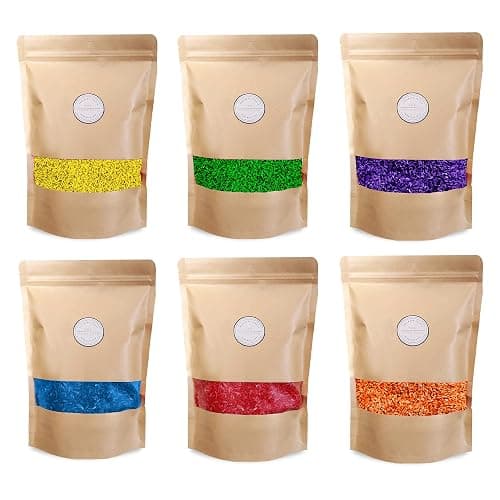 The Wood Etch Colored Rice in Vibrant Colors, Sensory Bin Filler, Rainbow Rice for Art & Craft, Creative Learning & Color Perception, Non-Toxic, Safe for Kids & Pets, Made in The USA (6 LBS) - Image 1