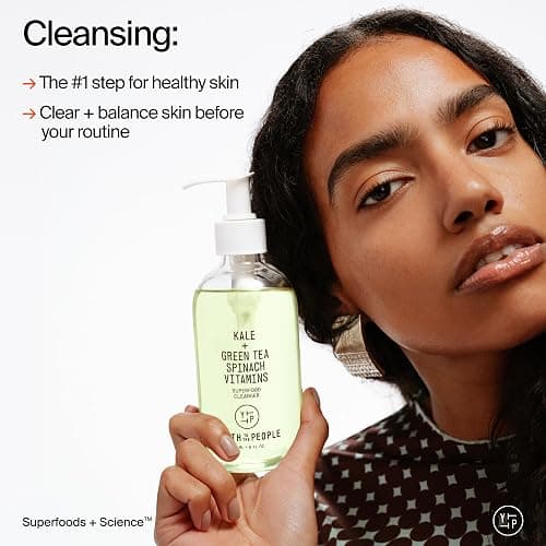 Youth To The People Superfood Facial Cleanser - Kale + Green Tea Daily Face Wash, Gentle Makeup Remover, with Soothing Antioxidants for Glowing Skin, pH Balance, Clean Pores, Sulfate-free, Refillable thumbnail 9