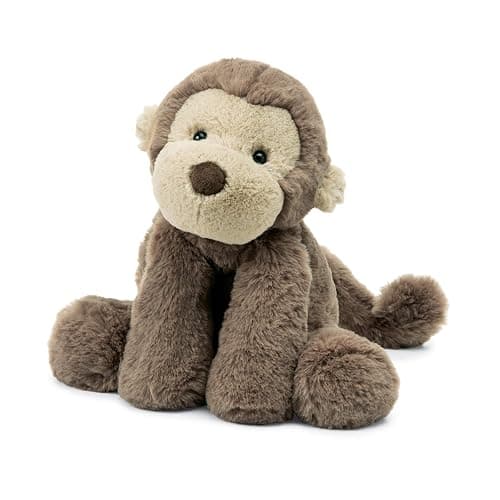 Jellycat Smudge Monkey Stuffed Animal, Medium 14 inches - Monkey Plush Toy - Classic Children's Gift - Image 1