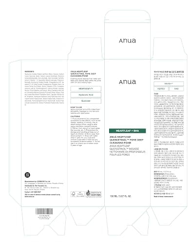 ANUA Heartleaf Quercetinol Pore Deep Cleansing Foam, Facial Cleanser, for Double Cleansing, BHA, Hyaluronic Acid, Glycerin, Face Wash, Blackhead Remover, Korean Skincare (150ml/5.07 fl.oz.) thumbnail 9