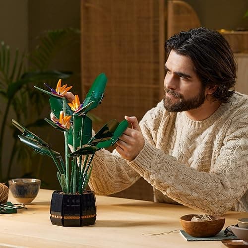 LEGO 10289 Creator Expert Bird of Paradise Building Set for Adults, Artificial Plants Flowers Deco Gift Idea thumbnail 5